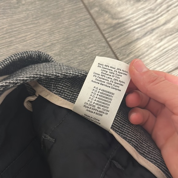 • Wilfred Aritzia • Women’s Jallade Crop Trouser Pants Belted  Gray 6 - Picture 5 of 5